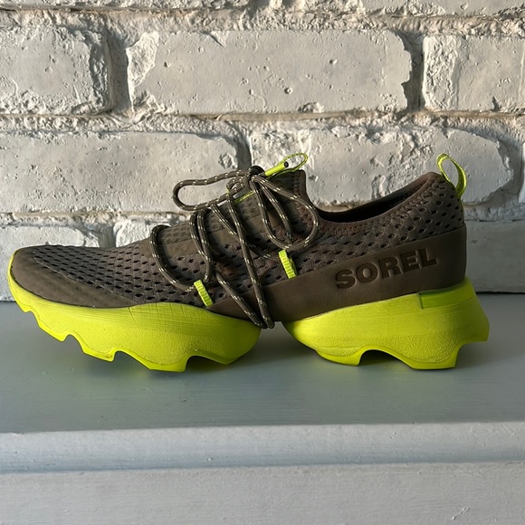 Sorel Shoes - Sorel Sneakers-Lime Green soles